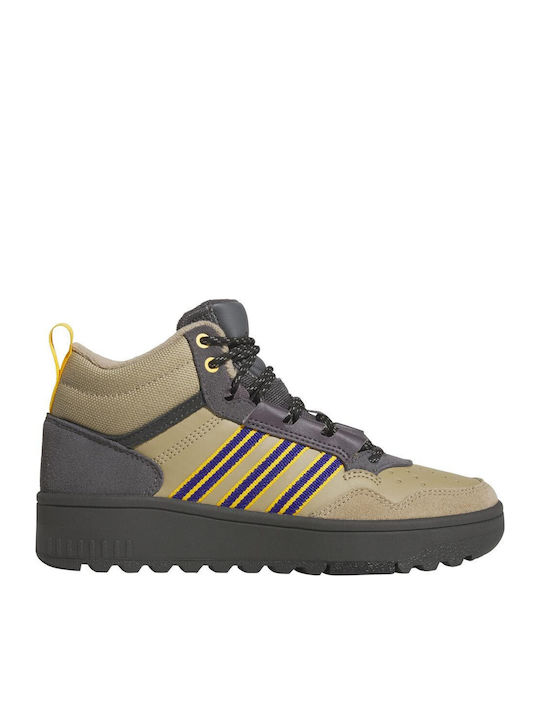 Hoops 4.0 Παιδικά Sneakers High Καφέ