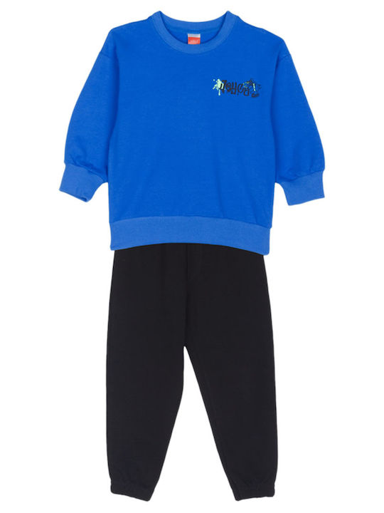 Joyce Kids Sweatpants Set Blue 2pcs