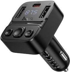 Hoco FM Transmitter Αυτοκινήτου E87 Delta με Bluetooth / USB