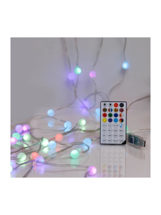 Smart Λαμπάκια LED 3μ. RGB USB σε Σειρά