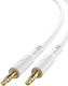 XO 3,5mm Klinkenkabel 3,5mm Stecker - 3,5mm Stecker Weiß 1m