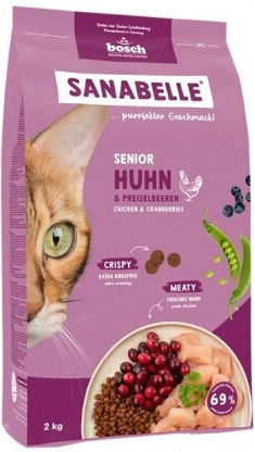 Bosch Petfood Concepts Ξηρά Τροφή για Ηλικιωμένες Γάτες με Πουλερικά / Κοτόπουλο / Ρύζι / Κρέας 2kg