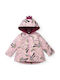 Kids' Coat with Lining & Hood Pink
