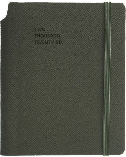 Type Center Pen Soft Εβδομαδιαιο Ημερολογιο Α6 Pocket-size 10.5 X 14.8 2026 Khaki