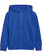 Kids Cardigan Cotton with Hood Blue