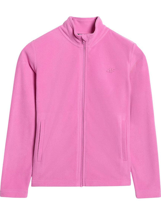 4F Παιδική Ζακέτα Fleece Ροζ