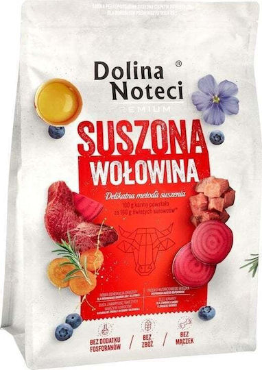 Dolina Noteci 3kg Trockenfutter für Hunde ohne Getreide mit Rindfleisch
