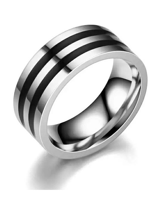 Amalfi Accessories Herren Ring aus Stahl