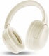 Bluetooth Wireless Over Ear Headphones with 50 hours of Operation White