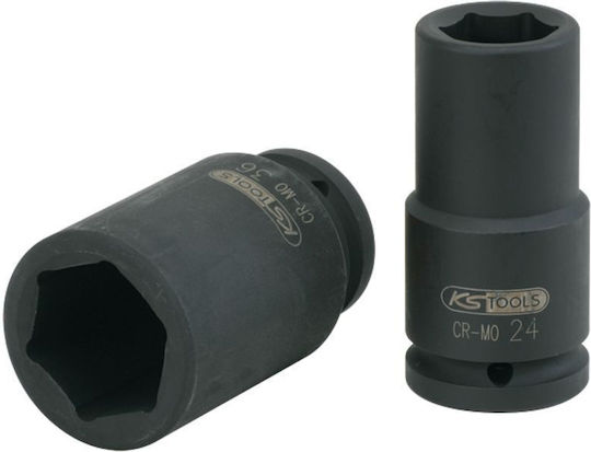 Hexagonal Power Socket Long 27mm 3/4 Ks