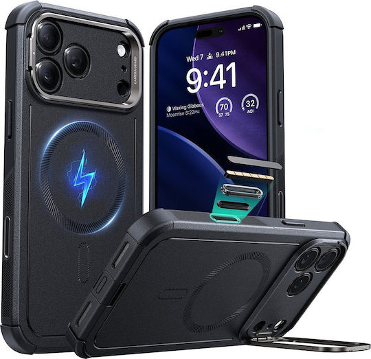ESR Cyber Umschlag Rückseite Silikon Schwarz (iPhone 17 Pro Max)