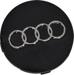 Auto Radnabenkappen Audi Schwarz 58mm 1 Stück
