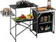 Nils Aluminum Camping Cupboard Foldable Gray