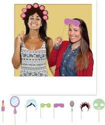 Photobooth Props Spa Party 8 Pieces