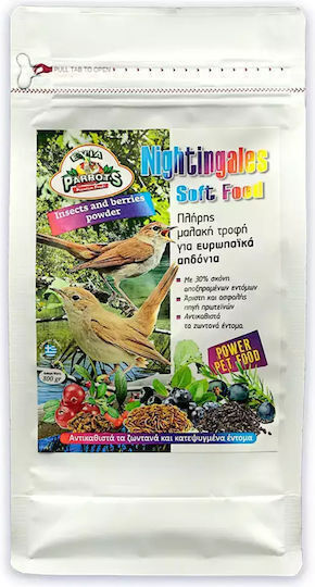 Nightingales Soft Food Vollständige Weiche Vogelfutter Amseln 800g