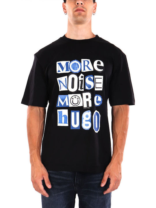 Hugo Notix T-shirt Μαύρο