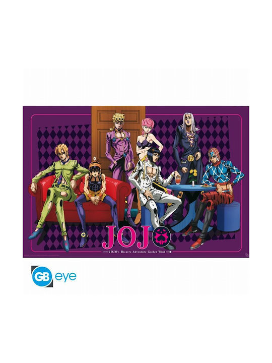 Jojo's Bizarre Adventure Golden Wind Afiș Autentic 92x61cm