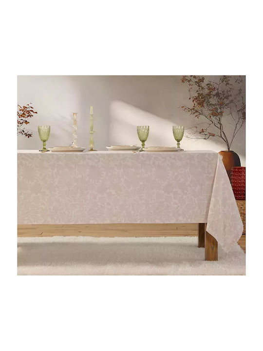Nef-Nef Homeware Tablecloth Cotton Issual Beige 150x250cm