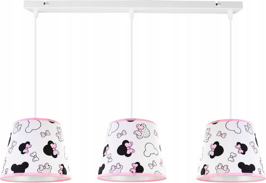 Light Home Kids Metallic / Fabric / Plastic Chandelier Ceiling Light E27 White 60W