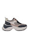 Chunky Sneakers Beige Black Platinum