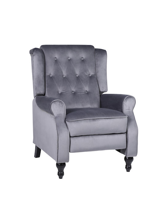 Alnair Relax Armchair Gray 78x85x104cm