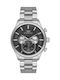 Ferro Men's Watch Chronograph Battery with Silver Metal Bracelet