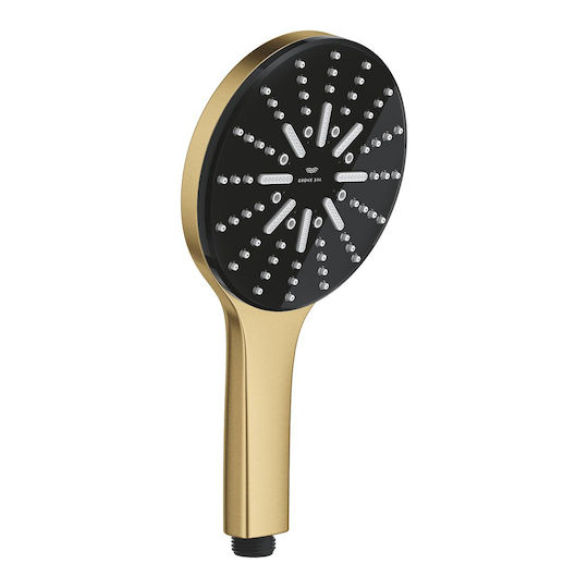 Rainshower Aqua 130 Τηλεφωνο Ντους Τριων Λειτουργιων Brushed Cool Sunrise 101676gn00 Grohe