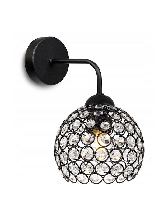 Light Home Modern Lamp Wall with Socket E27 Black