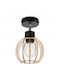 Light Home Modern Lumină de Perete cu Soclu E27 Negru