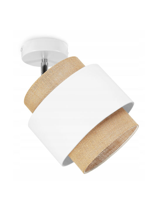 Light Home Modern Leuchte Wand mit Fassung E27 Weiß
