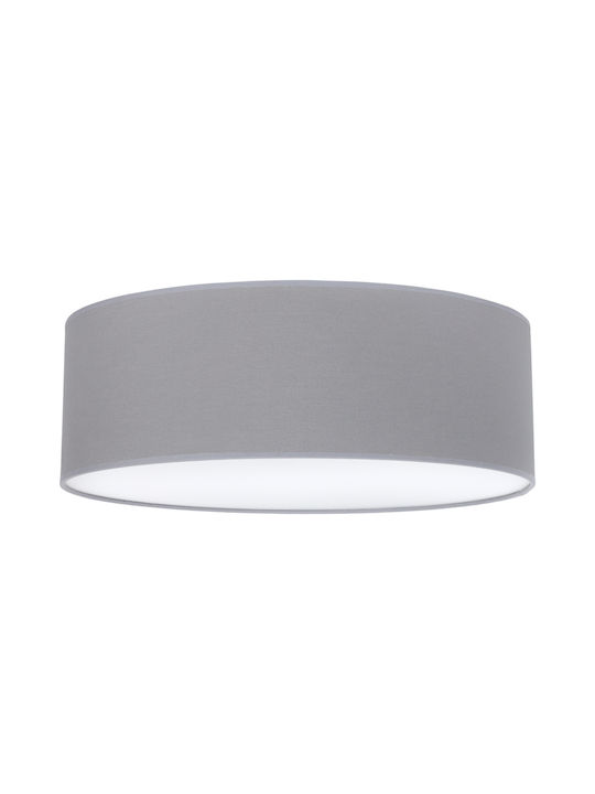 Light Home Plafonieră de Tavan Gri cu Soclu E27