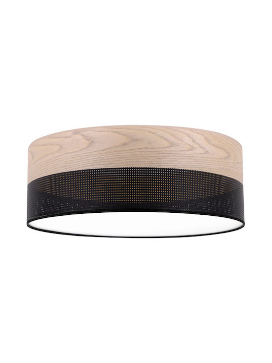 Light Home Deckenleuchte Schwarz mit Fassung E27