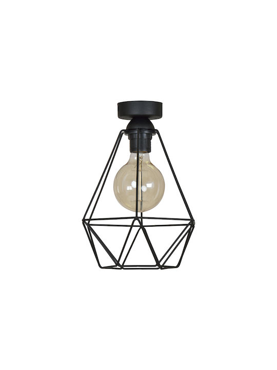 Light Home Deckenleuchte Schwarz mit Integriert...