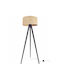 Light Home Stehleuchte H145cm. mit Fassung für Lampe E27 Weiß