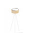 Light Home Floor Lamp H150cm. with Socket for Bulb E27 White