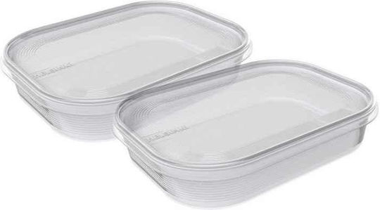 Plast Team Set Mittagsboxen Transparente 2 Stück