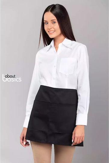 About Basics Ποδιά Kellner Taille Schwarz