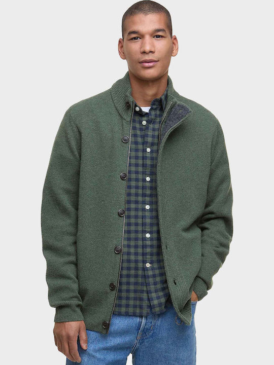 Barbour Essential Men's Knitted Cardigan Olive