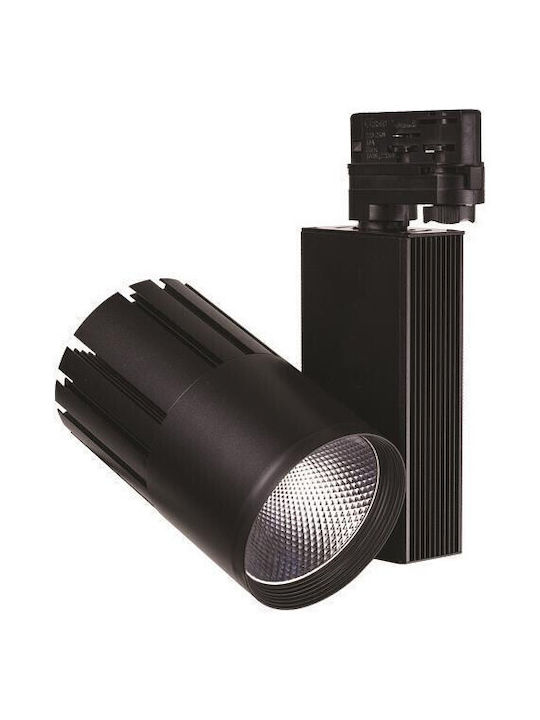 Eurolamp LED Natural White Spot in Black Color