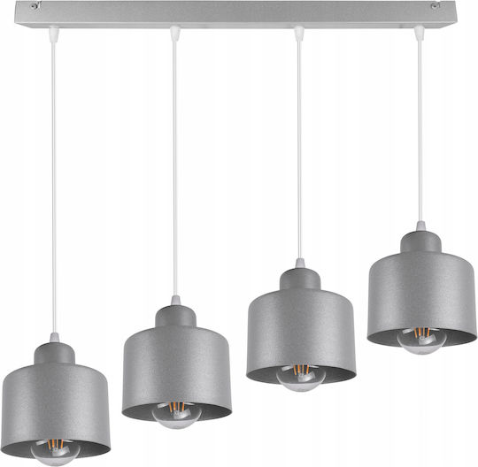Light Home Ρυθμιζόμενο Κρεμαστό Φωτιστικό Γκρι