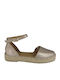 Damenplattformen im Espadrilles-Stil Beige