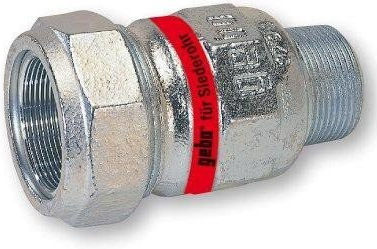 Gebo Special A Gz 5/4"×44,5 Verzinkte Mehrschichtrohr Clamp Verbindung Schwarz