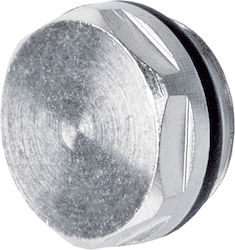 1/2” Radiator Plug Cap Nickel-plated Brass