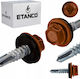 Self-Tapping Screws GT3 Z14 4.8x19mm RAL 8004
