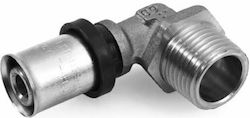 Purmo Cleverfit Verbindung Bogen Externes Gewinde 26x3/4" Gz