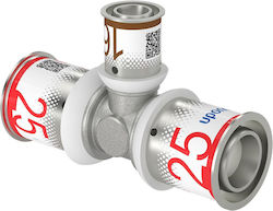 Reduzier-T-Stück 25-16-25 Uponor S-press Plus