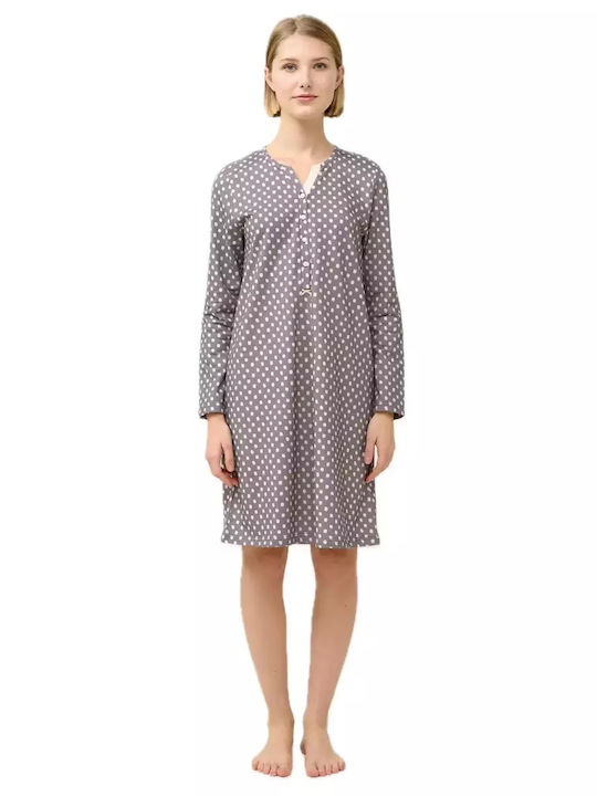 Vamp Winter Women's Nightdress Smoky Iron