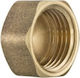 Invena Female Cap Brass 3/4" ZM-13-020