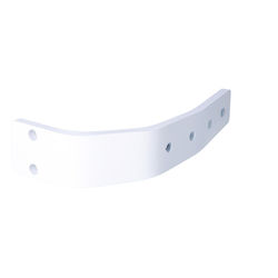 Slim White Mounting Brackets Ral9003 Package Contains 2 Pieces