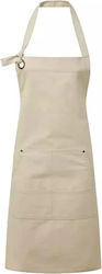 Premier Food Service Work Apron Beige PR137 Premier Food Service Work Apron Beige PR137